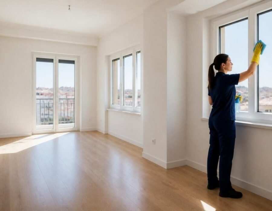 Limpeza pós-obra: o que inclui e como preparar a casa 3 Limpeza pós-obra: limpeza de janelas num apartamento remodelado